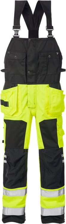 High vis Amerikaanse overall klasse 2 1014 PLU - Hi-Vis geel/zwart