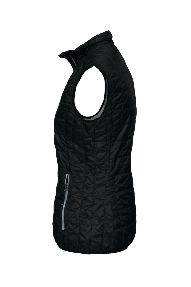 Cutter & Buck - Rainier Vest Dames Zwart XS