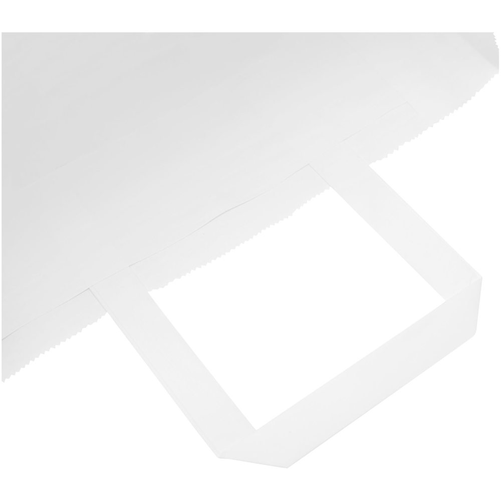 Papieren tas 80-90 g/m2 gemaakt van kraftpapier met platte handgrepen - 25 x 11 x 32 cm