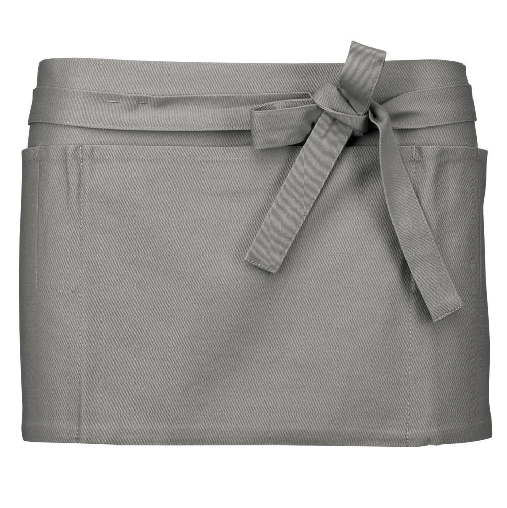 K886 - Katoenen kort schort - Light Grey