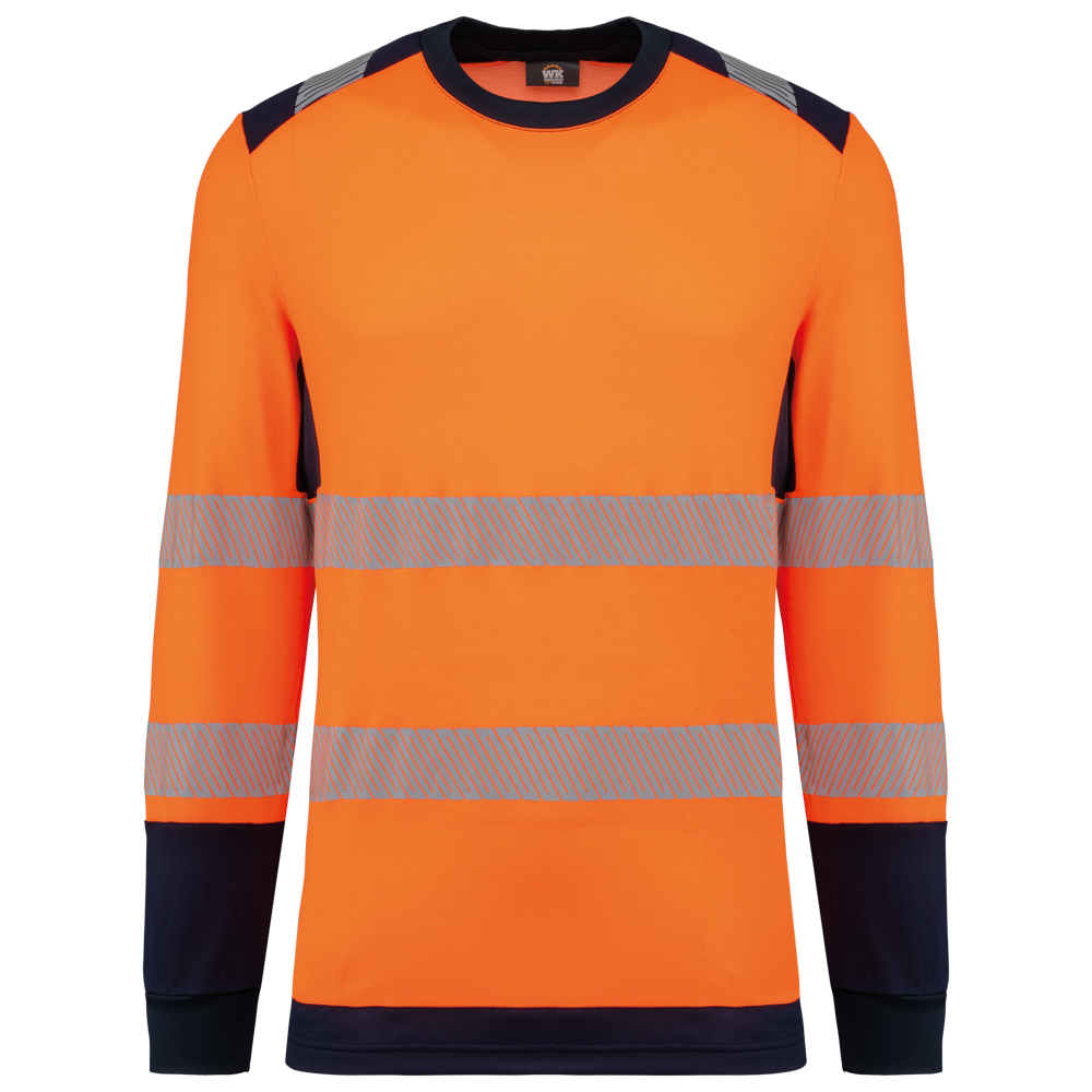 WK361 - Gerecycled veiligheids-T-shirt lange mouwen