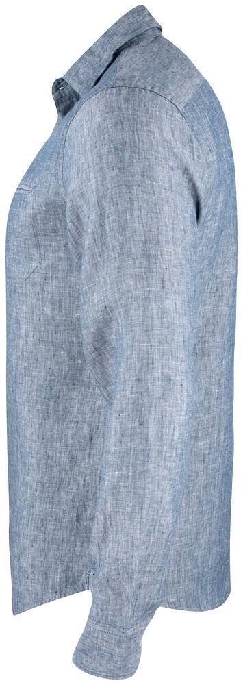 Cutter & Buck - Summerland Linen Heren Denim Mélange M