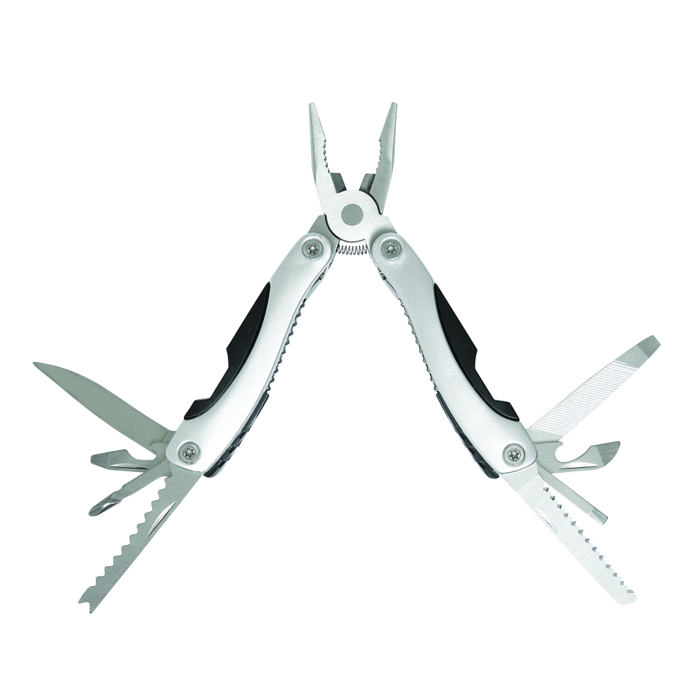BIG PLIERS - Multitool van roestvrijstaal en aluminium - zilver