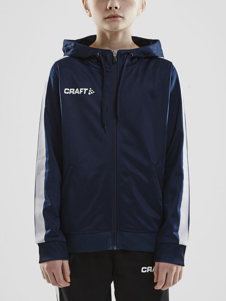 Craft - Pro Control Hood Jacket Jr Navy/White 134/140