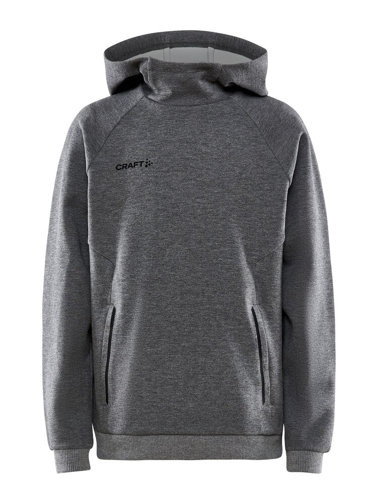 Craft - CORE Soul Hood Sweatshirt Jr - Dk Grey Melange