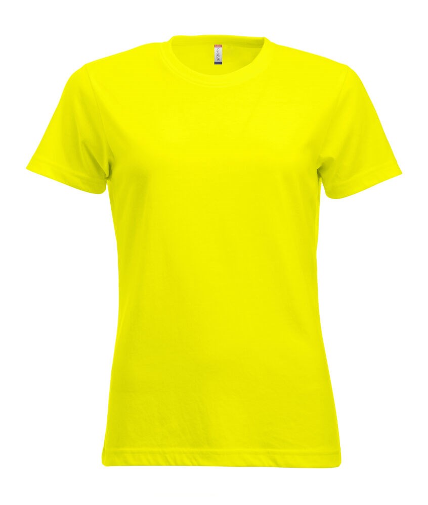 Clique - New Classic-T Women - Signaal-geel