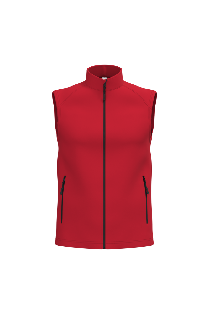 IB413 - 2-laagse uniseks softshell bodywarmer - Ideal Red