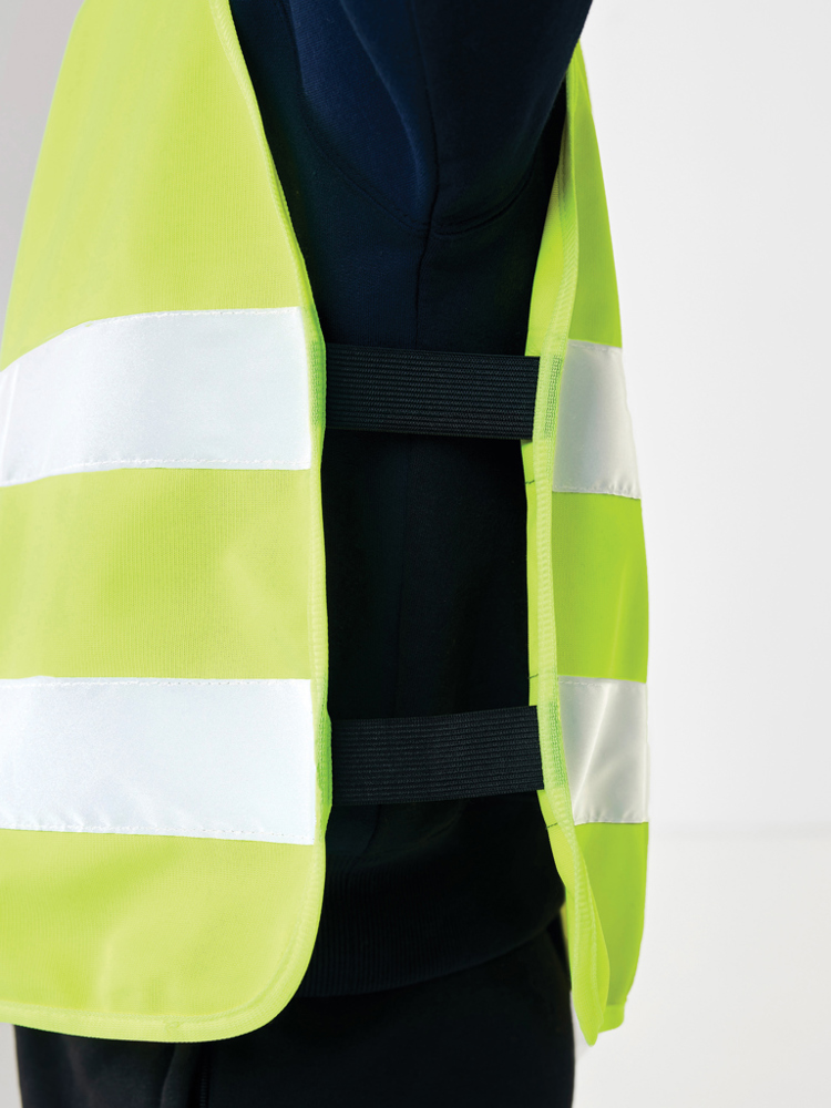 GRS gerecycled PET reflecterend veiligheidsvest 7-12 jaar