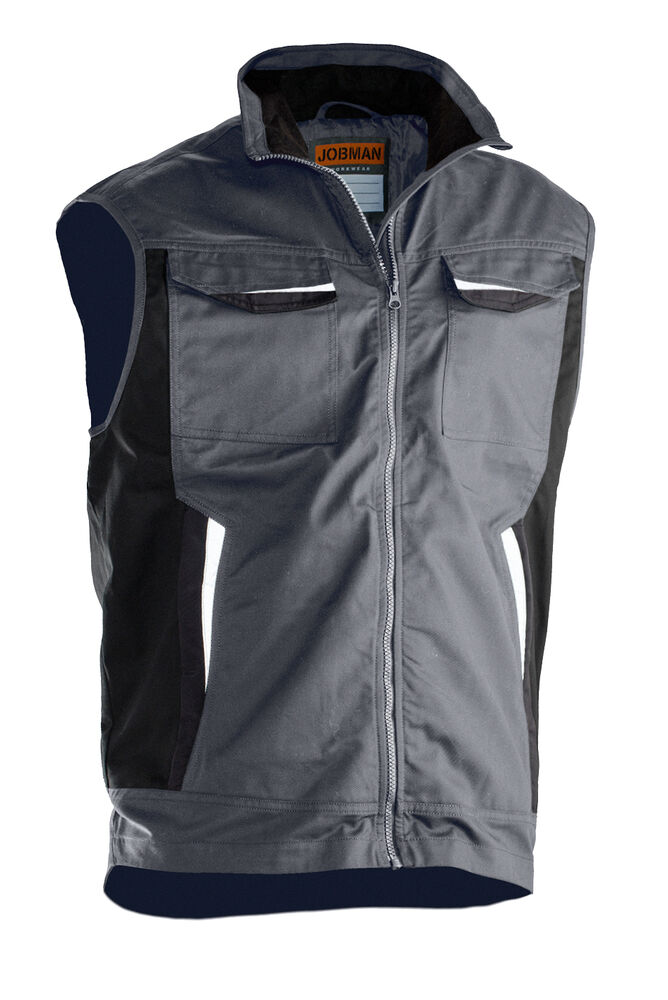 Jobman - 7507 Service Vest - Donkergrijs