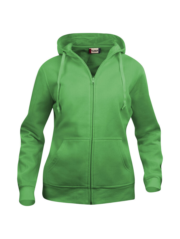 Clique - Basic Hoody Full Zip Women - Appel-groen