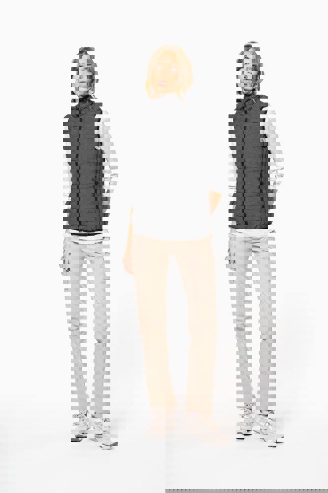 K6114 - Ladies' lightweight sleeveless down jacket