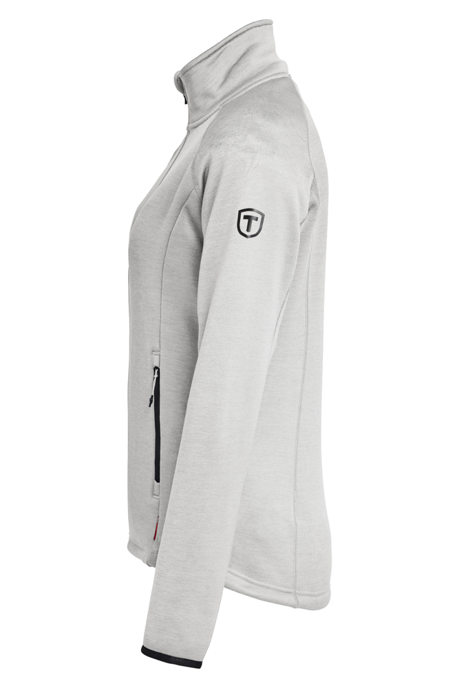 TXlite Midlayer Zip Dames - lichtgrijs
