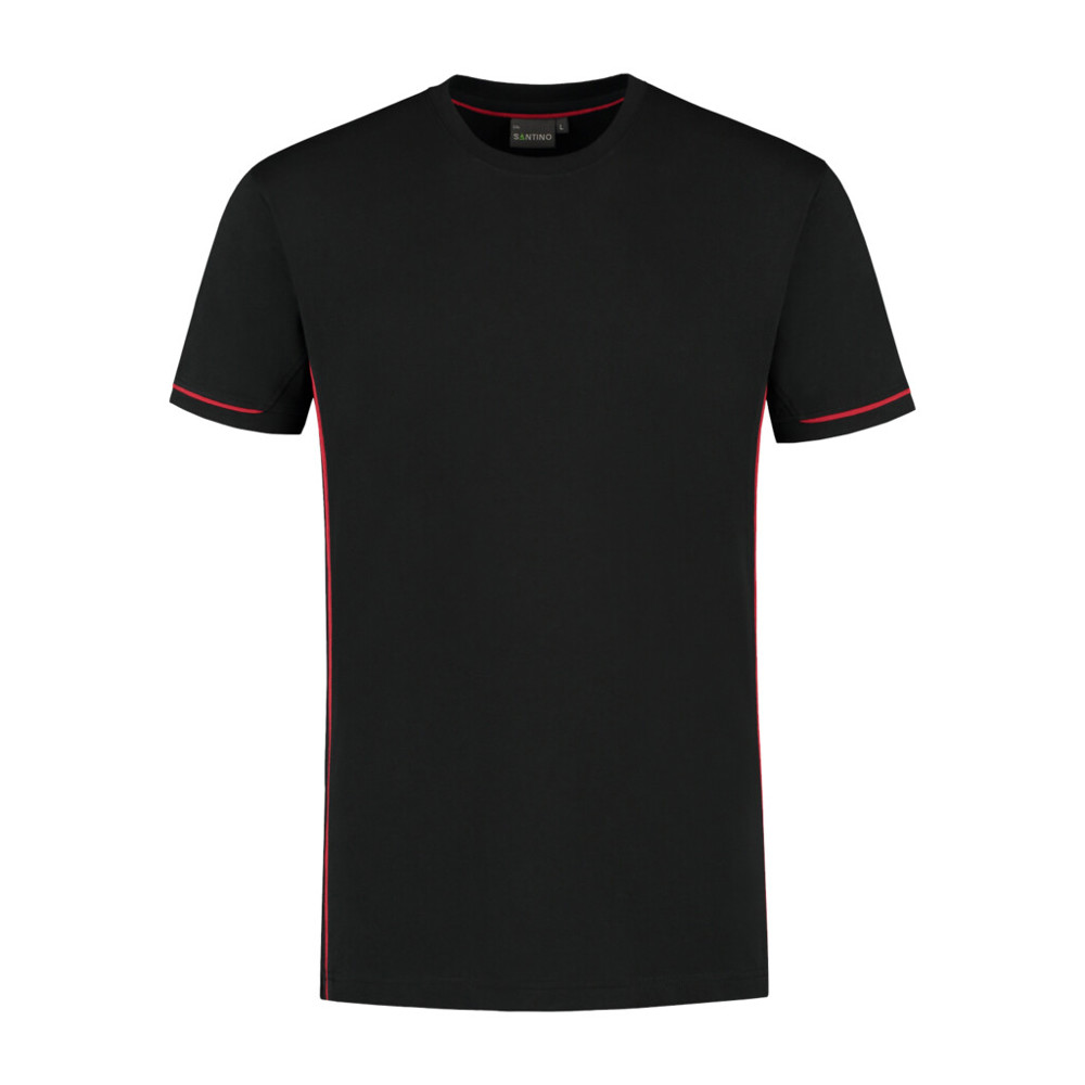 Santino T-shirt Cal - Black / Red