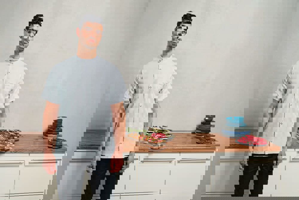 PR904 - Koksjas met korte mouwen