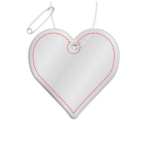 RFX™ H-09 reflecterende TPU hanger met hart