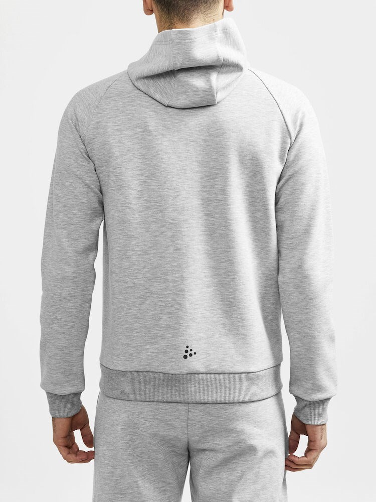 Craft - CORE Soul Full Zip Hood M Grey Melange 4XL