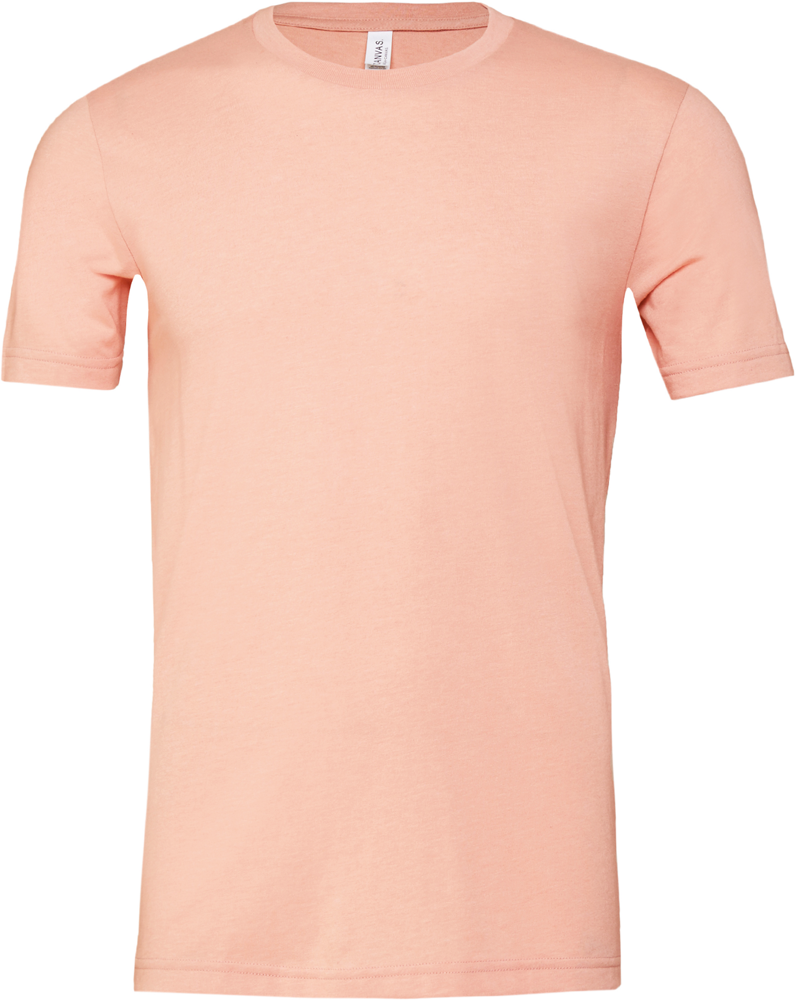 BE3001CVC - Heather jersey T-shirt met korte mouwen - Heather Peach