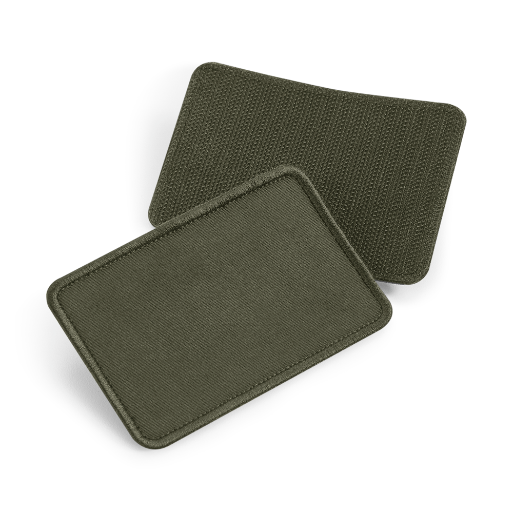 B600 - Afneembare katoenen patch - Military Green