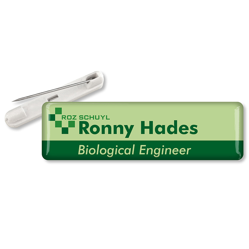 Naambadge Rechthoek 70 x 20 mm