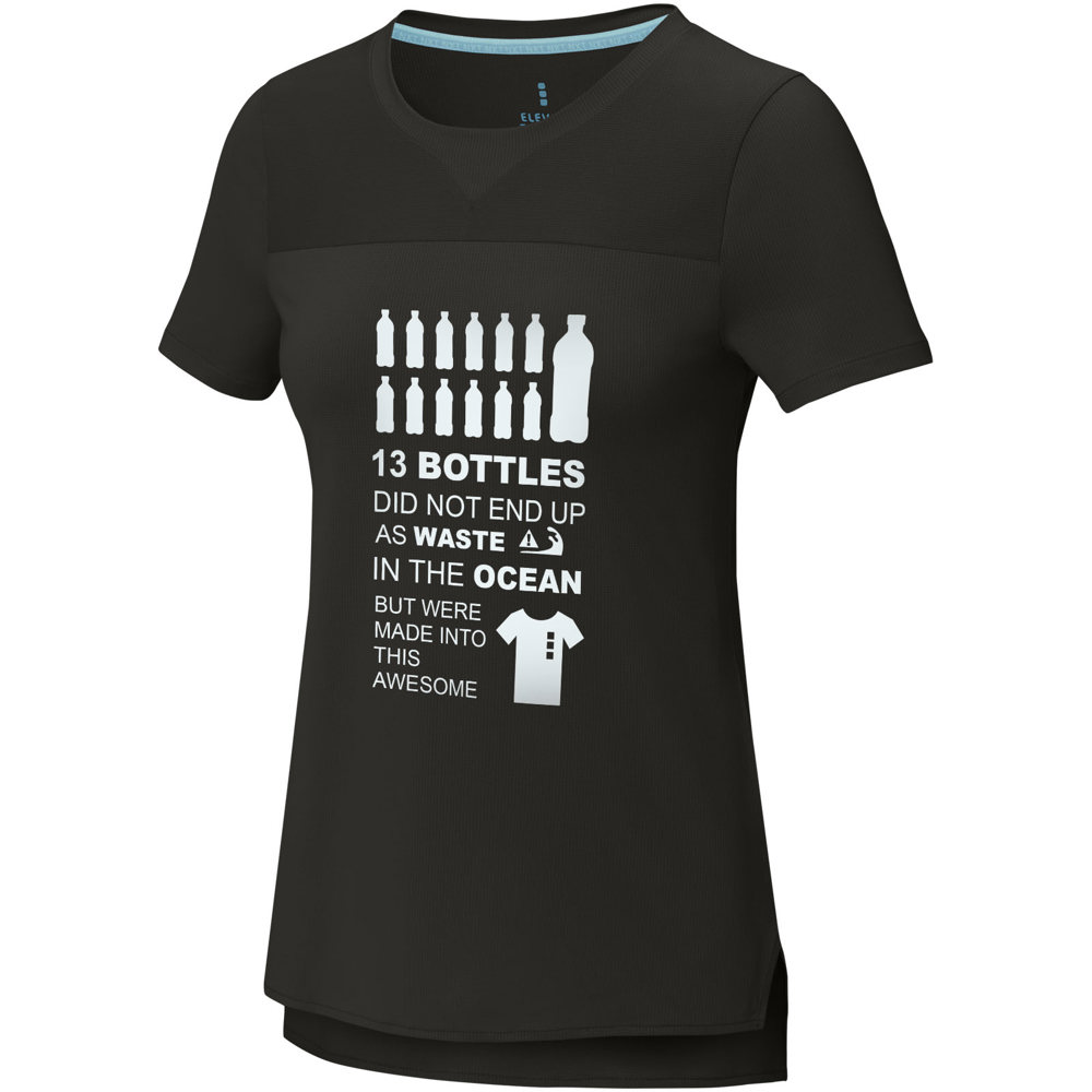 Borax Dames T-shirt met korte mouwen, cool fit, GRS gerecycled