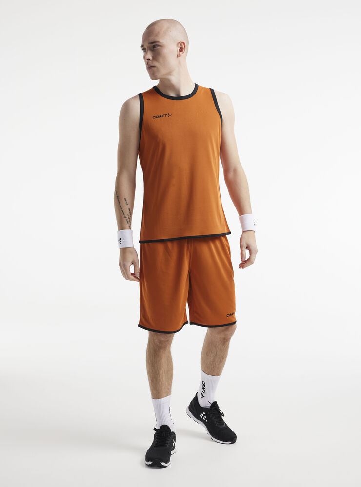 Craft - Progress Reversible Basket Singlet M Pump/Black S
