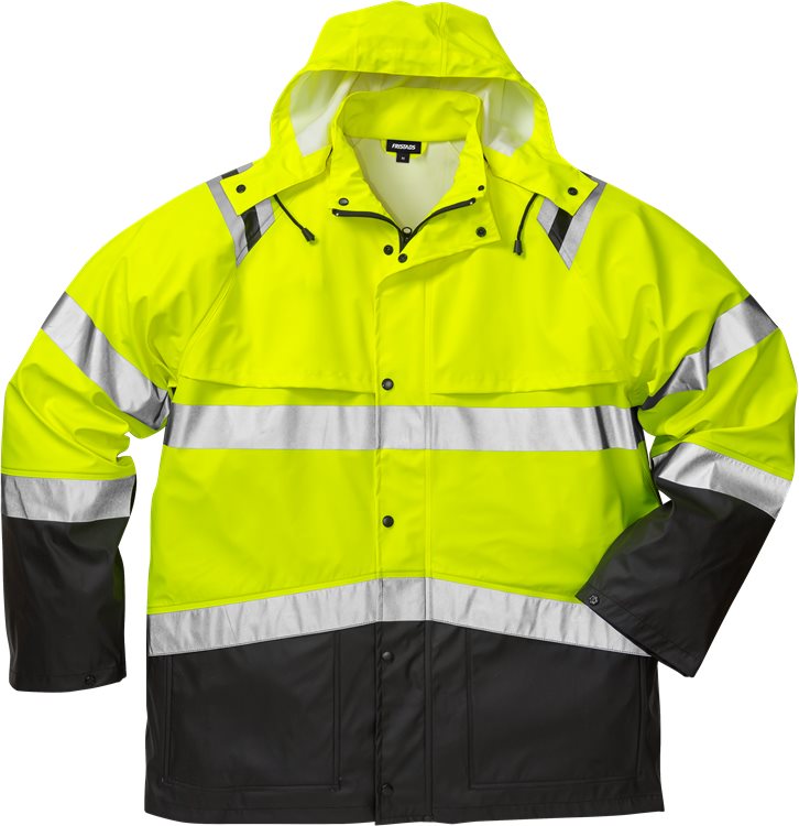 High vis regenjack klasse 3 4624 RS - Hi-Vis geel/zwart