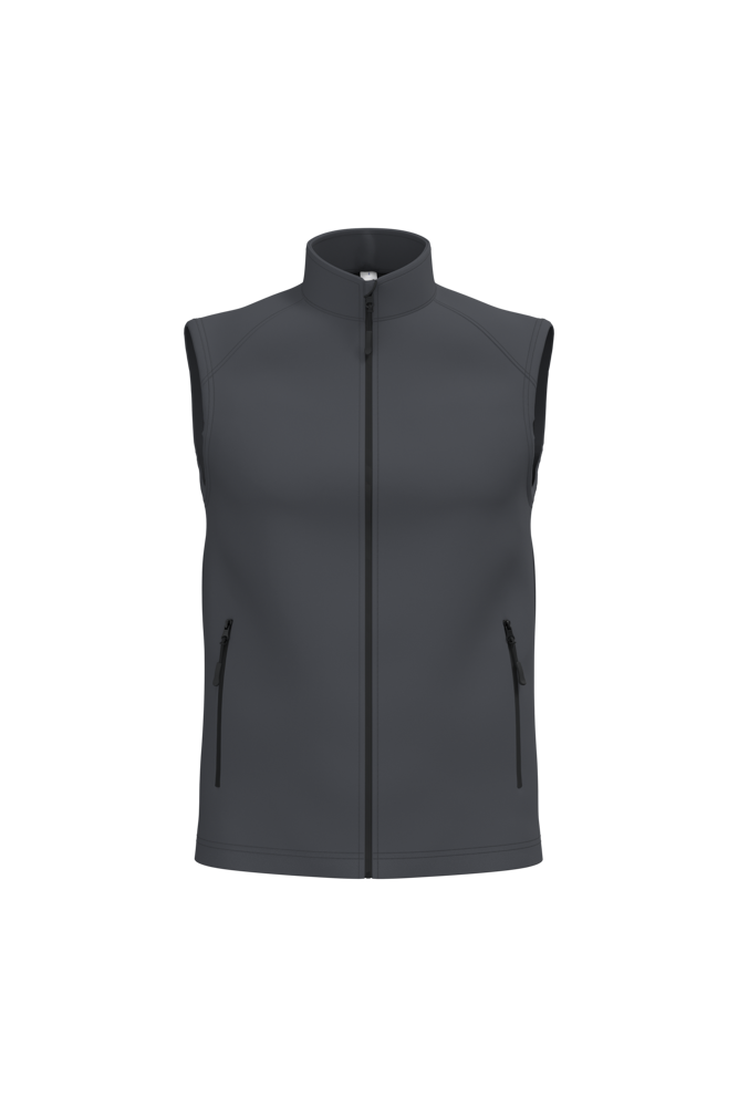 IB413 - 2-laagse uniseks softshell bodywarmer - Ideal Dark Grey