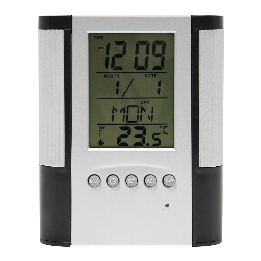 BUTLER - Pennenhouder met LCD alarmklokje