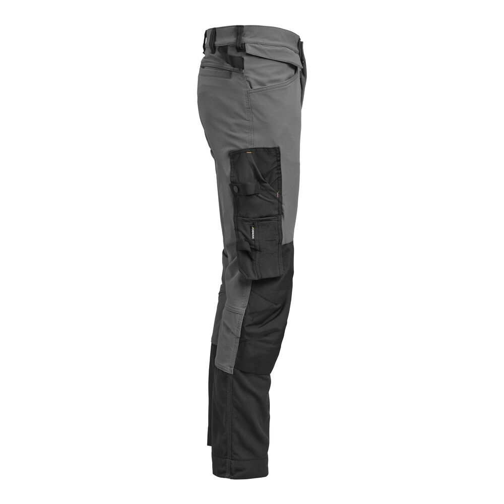 Jobman - 2391 Craftsman Trousers Stretch Donkergrijs/Zwart 116