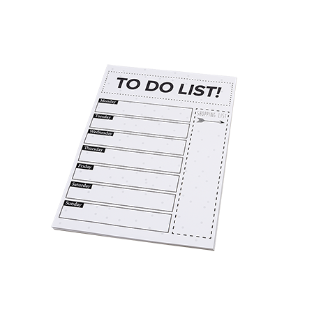 A4 notitieblok met 100 vellen