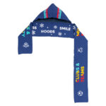 Hooded scarf - knitted acryl