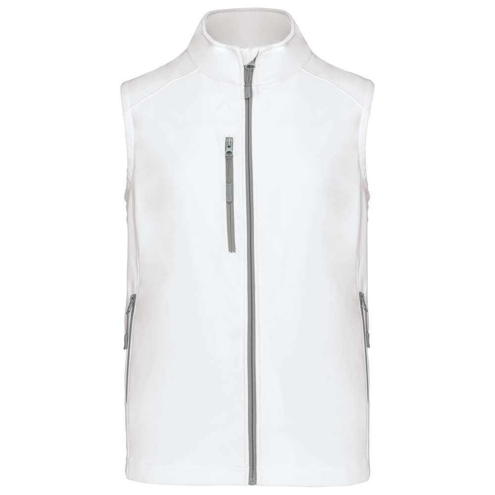 K403 - Softshell bodywarmer - White