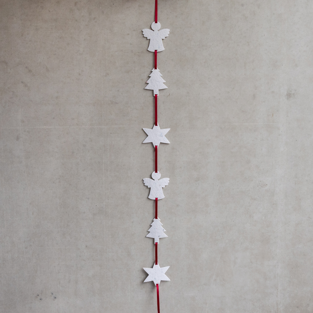 i-did - Esther | Kerstslinger 6 figuren, verticaal - vilt