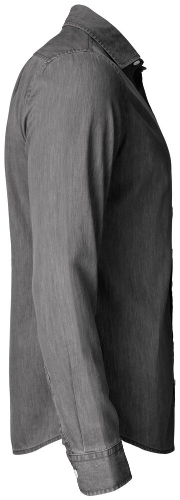 Cutter & Buck - Ellensburg Denim Shirt Heren Demin Grijs S