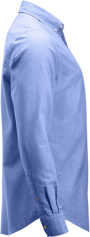 Cutter & Buck - Belfair Oxford Shirt Heren French blauw/ Wit gestreept 3XL