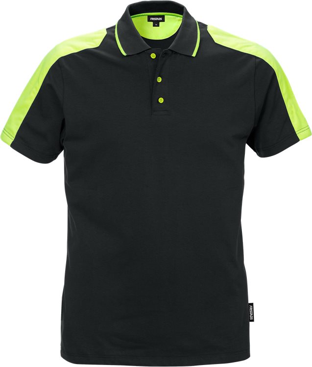 Stretch Poloshirt 7448 RTP - Zwart