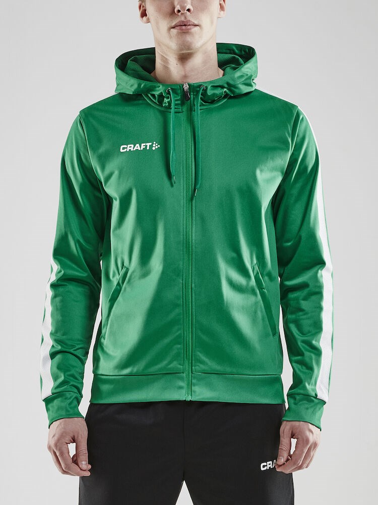 Craft - Pro Control Hood Jacket M Team Green/White M
