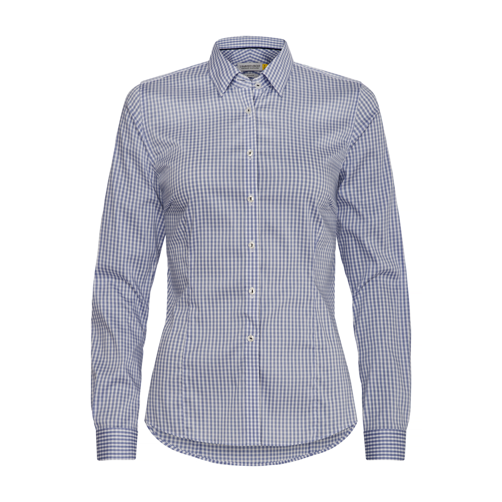 Yellow Bow 53 Hemd Dames Marine/Geruit 4XL