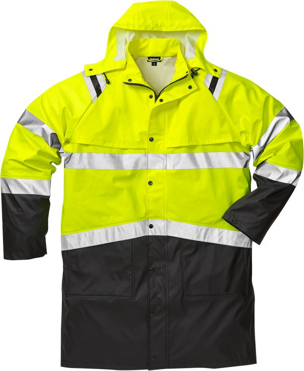 High vis regenjack klasse 3 4634 RS - Hi-Vis geel/zwart