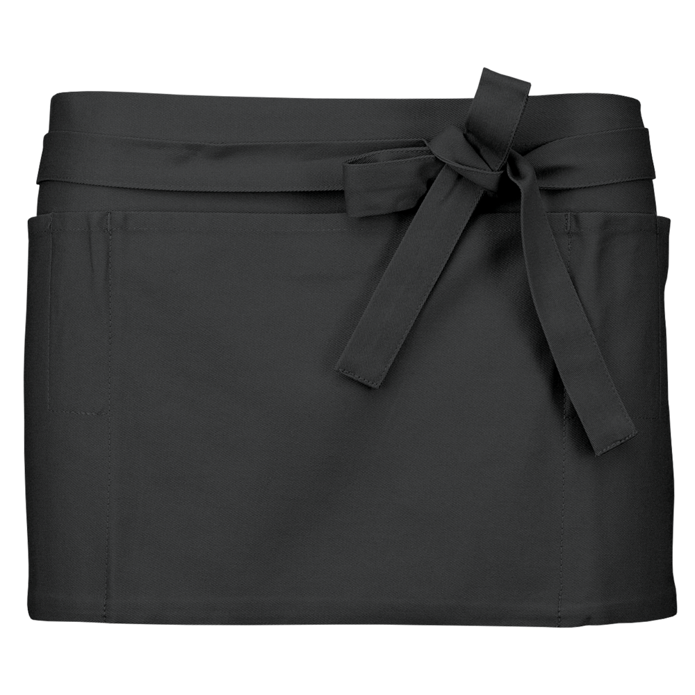 K886 - Katoenen kort schort - Dark Grey