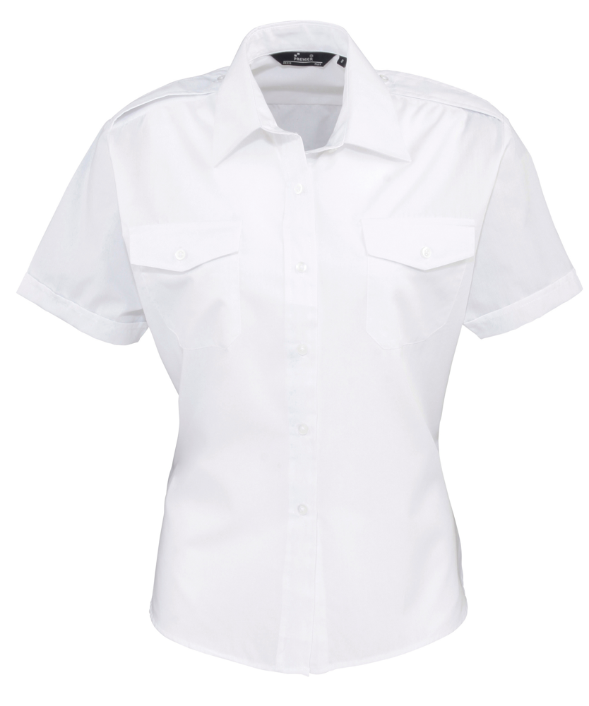 PR312 - Ladies Pilot Short Sleeved Shirt