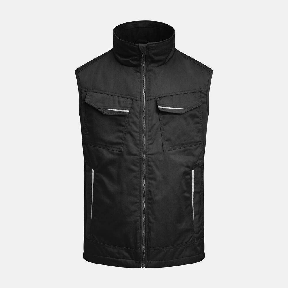 Jobman - 7517 Service Vest Lined - Zwart