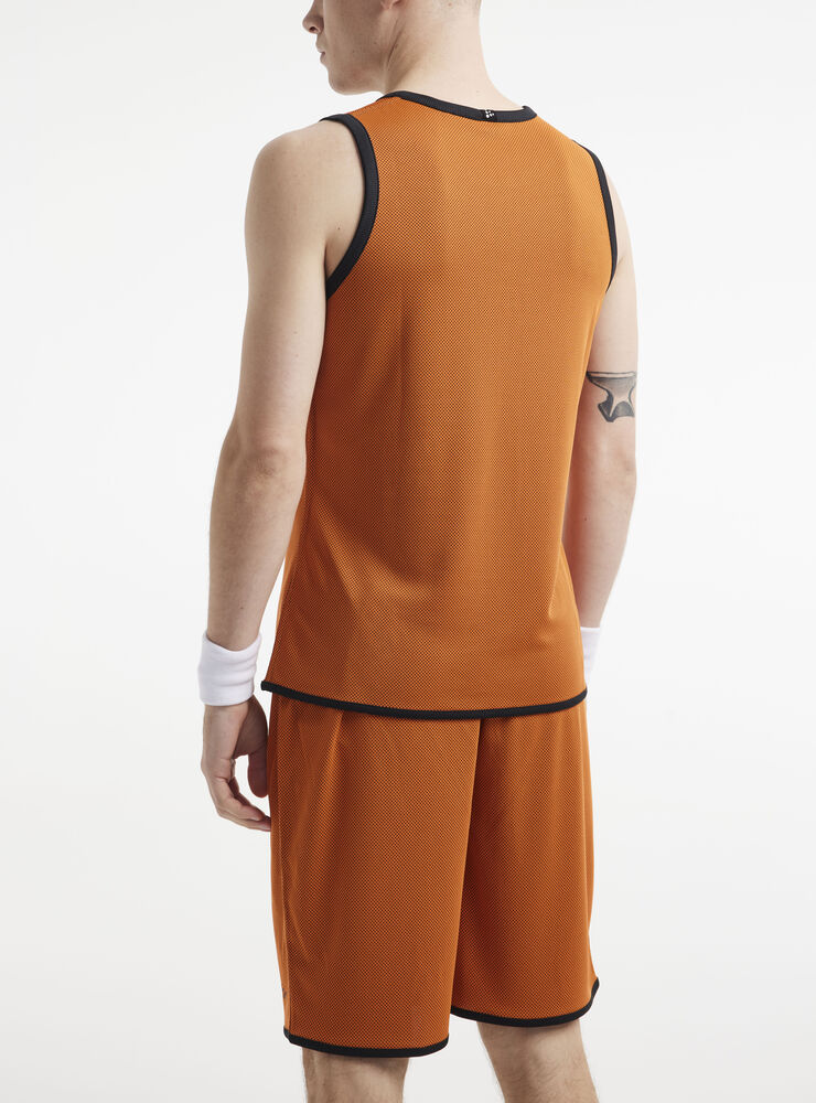 Craft - Progress Reversible Basket Singlet M Pump/Black S