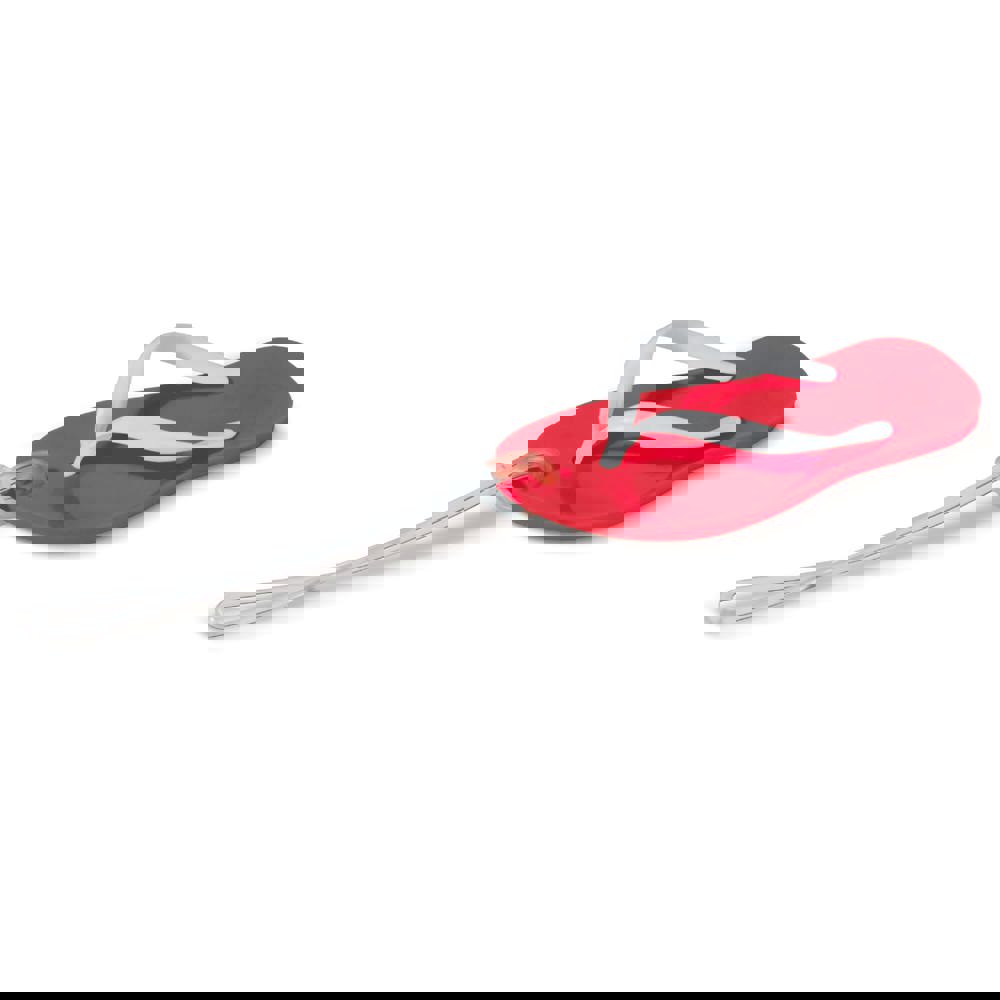 Bagagelabel slipper - rood