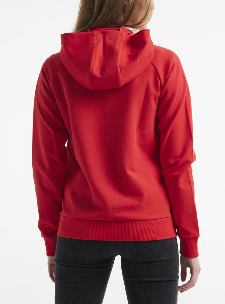 Craft - CORE Soul Full Zip Hood W Bright Red S