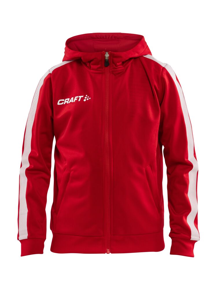 Craft - Pro Control Hood Jacket Jr - Bright Red/White