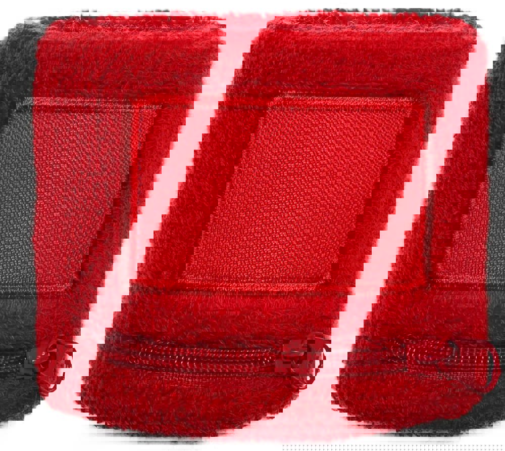 Polsband met label en ritsvakje - Rood (PMS 199c) / Rood