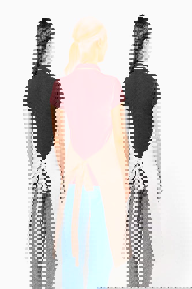 K885CC - Katoenen schort met zak