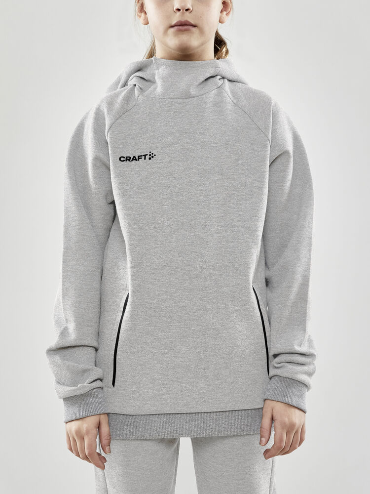 Craft - CORE Soul Hood Sweatshirt Jr Grey Melange 146/152