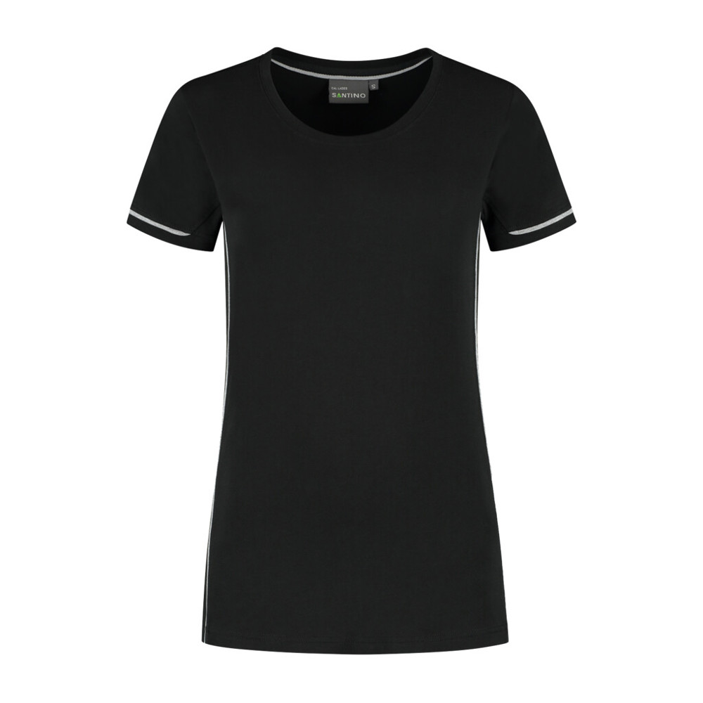 Santino T-shirt Cal Ladies - Black / Sport Grey